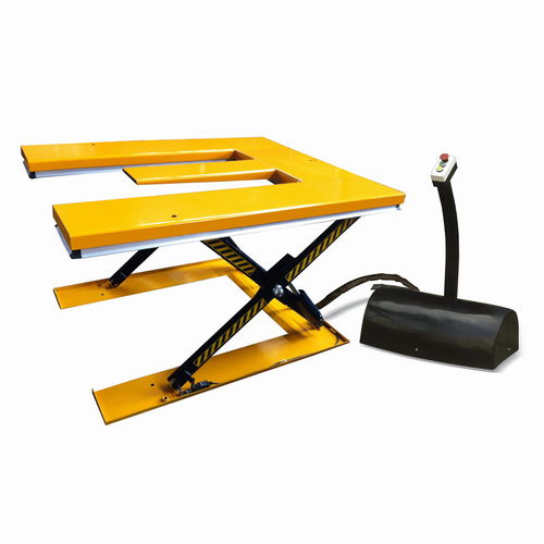 Ножничный подъемный стол - HE series - i-lift Equipment Ltd. - гидравлический / стационарный / сверхплоский