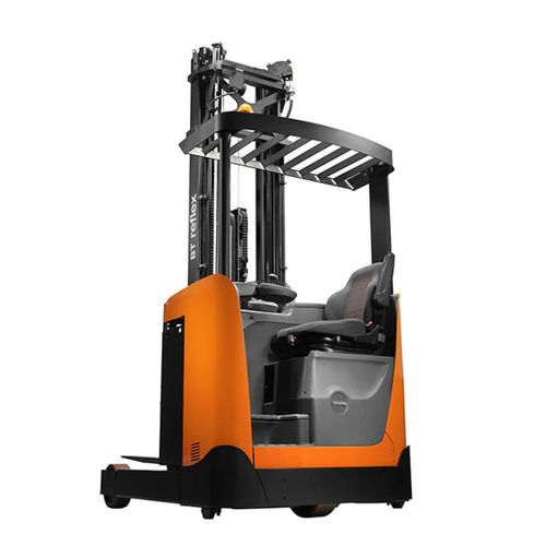 Электрическая боковая подъемная тележка - BT reflex B series - Toyota Industrial Equipment - с местом для сидения водителя / для разгрузочно-погрузочных работ / 3-колесная