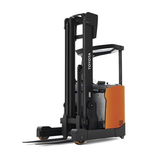 Подъемная тележка со съемной опорой с наклонной кабиной - RRE H series - Toyota Industrial Equipment - электрическая / в положении рядом / для холодильных складов