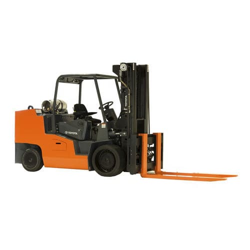 Вилочный погрузчик тяжелый грузовой автомобиль - THDC series - Toyota Industrial Equipment - СНГ / с местом для сидения водителя / для складов