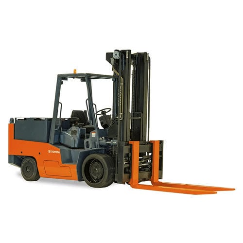 Вилочный погрузчик тяжелый грузовой автомобиль - THDE series - Toyota Industrial Equipment - электрический / с местом для сидения водителя / для использования в помещениях