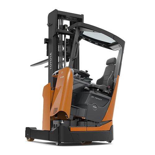 Электрическая подъемная тележка со съемной опорой - RRE H/HE series - Toyota Industrial Equipment - с местом для сидения водителя / для разгрузочно-погрузочных работ / для складов