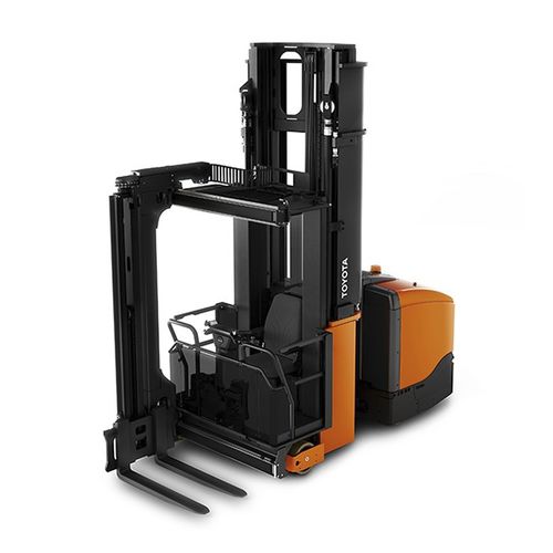 Электрический вилочный погрузчик - VCE120A - Toyota Industrial Equipment - с местом для сидения водителя / для разгрузочно-погрузочных работ / для хранения