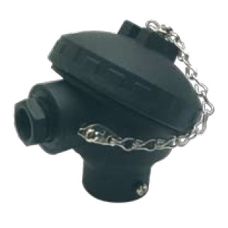 Соединительная головка из пластмассы - H-KPP-B - Temperature Technology Ltd - из полипропилена / для датчика температуры / IP68