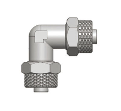 Фитинг для сжатого воздуха - RPUL - Ningbo Parmicro Fluid Technology CO.,LTD - быстрый / под углом 90° / из никелевой латуни