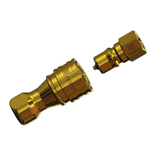Быстроразъемное соединение - KZD  - Ningbo Parmicro Fluid Technology CO.,LTD - гидравлический / резьбовой / латуни