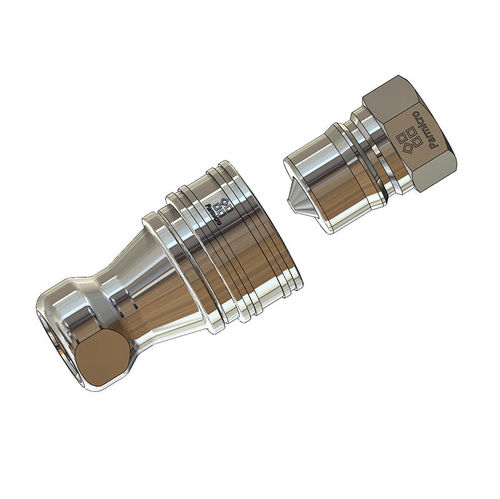 Быстроразъемное соединение - KZF  - Ningbo Parmicro Fluid Technology CO.,LTD - гидравлический / резьбовой / из нержавеющей стали