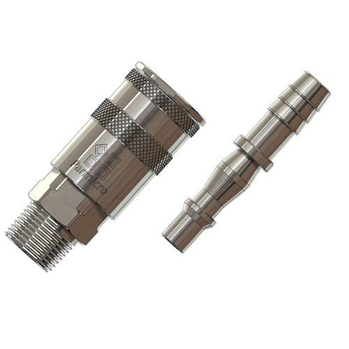 Быстроразъемное соединение - 19  - Ningbo Parmicro Fluid Technology CO.,LTD - пневматический / резьбовой / из хромированной латуни