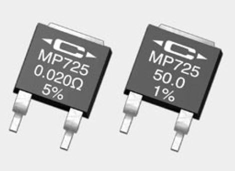 Резистор с двойным слоем - MP725 series  - Caddock Electronics - высокой мощности / SMD