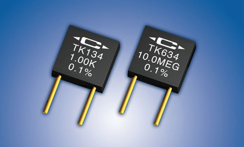 Резистор с двойным слоем - TK134, TK634 series - Caddock Electronics - высокой мощности / на печатной плате / точный
