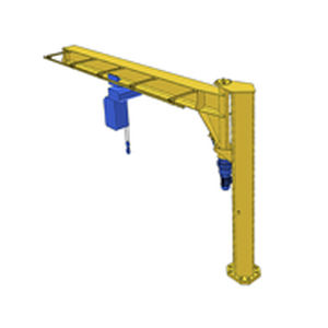 Поворотный кран на стойке - Meloni Tecno-Handling s.r.l. - для подъема / с электроприводом