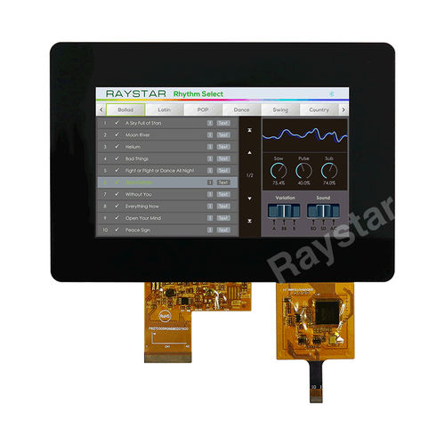 Блок индикации LED - RFF500B-AIW-DNB - Raystar Optronics, Inc. - LCD / TFT / с емкостным сенсорным экраном
