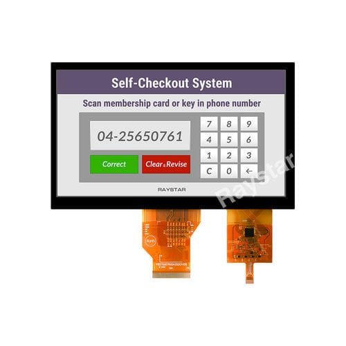 Блок индикации LED - RFF700A2-AIH-DNL - Raystar Optronics, Inc. - TFT LCD / с емкостным сенсорным экраном / цветной