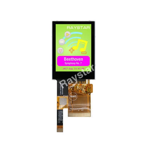 Блок индикации LED - RFJ02000B-AYW-DNG1 - Raystar Optronics, Inc. - TFT LCD / IPS / с емкостным сенсорным экраном