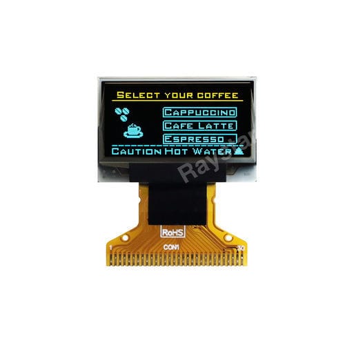 Блок индикации ОСД - REX012864AB - Raystar Optronics, Inc. - цветной / графический / с точечной матрицей