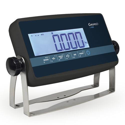 Весовой индикатор ЖК-дисплей - GI400 LCD ABS - GIROPES - встраиваемый / настольный / настенный