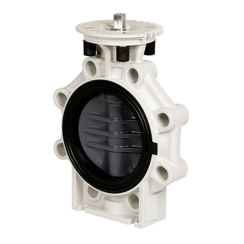 Клапан поворотный затвор - K4 - Praher Plastics Austria GmbH - пневматический / электрический / с фланцем