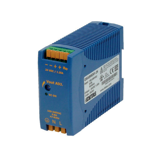 Источник электропитания на DIN-рейке - GSA SWD01 series  - DETAS - AC/DC / с одним выходом / для резки