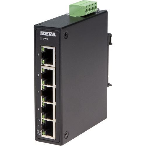 Коммутатор Ethernet 5 портов - ESNU-5100 - DETAS - Gigabit Ethernet / гигабит / вертикальная установка