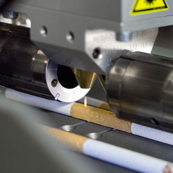 Станок для перфорации для табачной индустрии - HAUNI Laserport - Körber Technologies GmbH - лазером