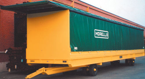 Прицеп фургон - 14 x 2.5 m | VCP1 30/2 - MORELLO GIOVANNI S.r.l. - для промышленного оборудования / двухосный / буксируемый