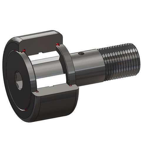 Кулачковый ролик с игольчато-роликовым подшипником - BCR-XB series - ACCURATE BUSHING - с шестигранной головкой / с штифтом / пластмасса