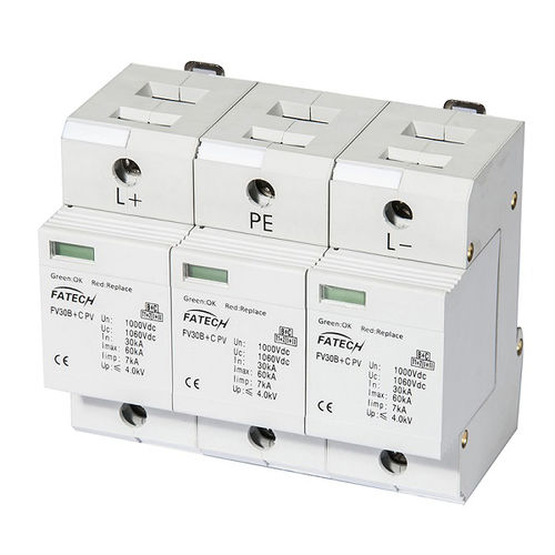 Молниеотвод тип 1 - FV30B+C/3-1000 PV S - FATECH ELECTRONIC (FOSHAN) CO., LTD - тип 2 / класс I / класс II