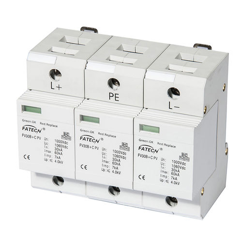 Молниеотвод тип 1 - FV30B+C/3-1500 PV S - FATECH ELECTRONIC (FOSHAN) CO., LTD - тип 2 / телесигнализации / для фотогальванической установки