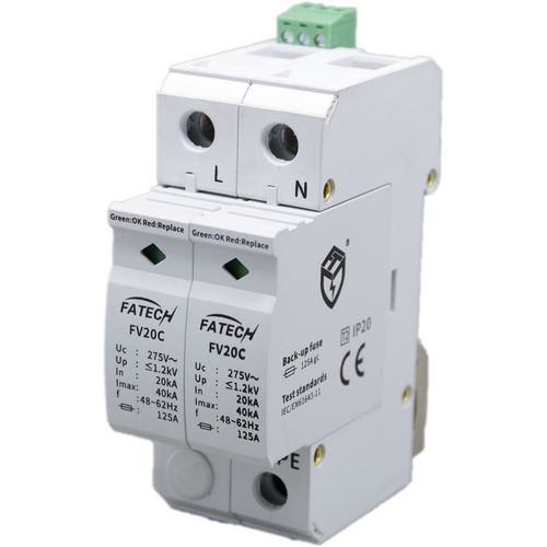 Молниеотвод тип 2 - FV20C/2-xxx(S) series - FATECH ELECTRONIC (FOSHAN) CO., LTD - класс II / телесигнализации / для источника электропитания