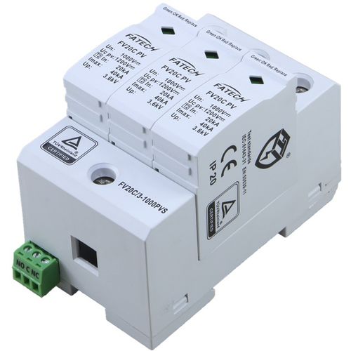 Молниеотвод тип 2 - FV20C/3-1000PVS - FATECH ELECTRONIC (FOSHAN) CO., LTD - класс II / телесигнализации / для фотогальванической установки