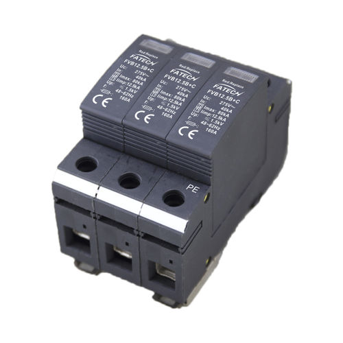 Молниеотвод тип 1 - FVB12.5B+C/3-xxx (S) series - FATECH ELECTRONIC (FOSHAN) CO., LTD - тип 2 / для источника электропитания / переменный ток