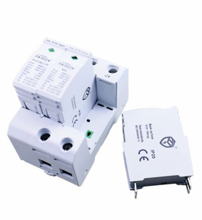Молниеотвод типа 1+2 - FV12.5B+C/3-1000PVNS - FATECH ELECTRONIC (FOSHAN) CO., LTD - для фотогальванической установки / вставной / постоянный ток