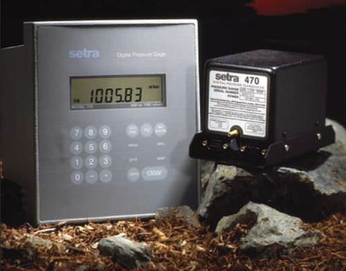 Абсолютный манометр - 370 - SETRA - с дисплеем LCD / электронный / RS-232