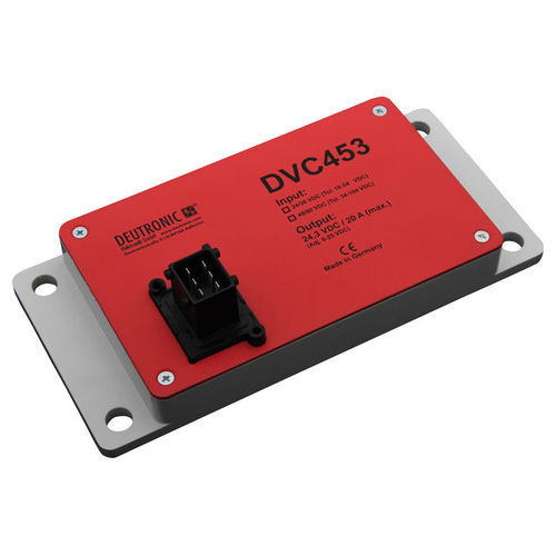 Преобразователь DC/DC с высокой плотностью мощности - DVC453 - DEUTRONIC - с гальванической изоляцией / регулируемый / в металлическом корпусе