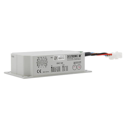 Регулируемый преобразователь DC/DC - DVC125 series  - DEUTRONIC - с гальванической изоляцией / инкапсулированный / для применения в железнодорожной отрасли