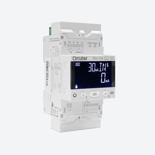 Защитное реле тока - RGU-10A - CIRCUTOR - для трансформатора / на DIN-рейке / IEC