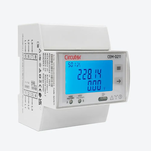 Трехфазовый Электрический счетчик электроэнергии - CEM-D211 - CIRCUTOR - на DIN-рейке / цифровой / RS-485