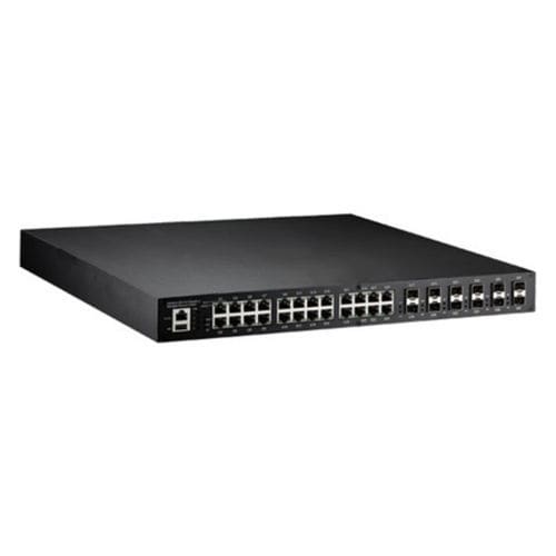 Управляемый коммутатор Ethernet - JetNet 6528Gf-2AC-EU V1.0  - Beijer Electronics - 8 портов / 10/100BaseT(X) / 26 портов