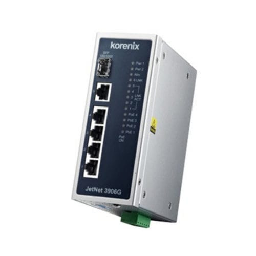 Неуправляемый коммутатор Ethernet - JetNet 3906G  - Beijer Electronics - 6 портов / гигабит / на DIN-рейке