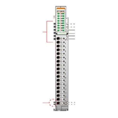 Цифровой выходной модуль - GT-2418 - Beijer Electronics - 8 цифровых выходов / переходный модуль / тока