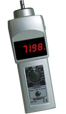 Контактный тахометр - DT-107A - SEALS USA - портативный / со светодиодным индикатором / с 5 цифрами