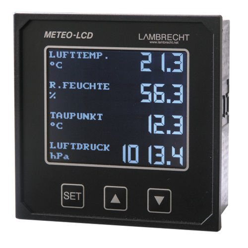 Индикатор для измерения температуры - METEO-LCD-IND - Wilh. LAMBRECHT GmbH - давления / для измерения скорости ветра / влажности
