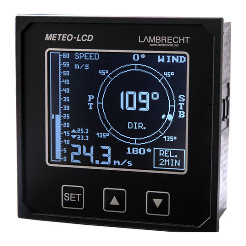 Цифровой индикатор - METEO-LCD-NAV - Wilh. LAMBRECHT GmbH - для измерения температуры / давления / скорости