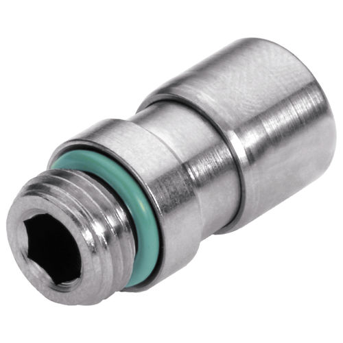 Резьбовой фитинг - VT1763 - EISELE GmbH - для химических продуктов / пневматический / вставной