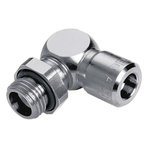 Пневматический фитинг - 604  - EISELE GmbH - винтовой / изогнутый / из никелевой латуни