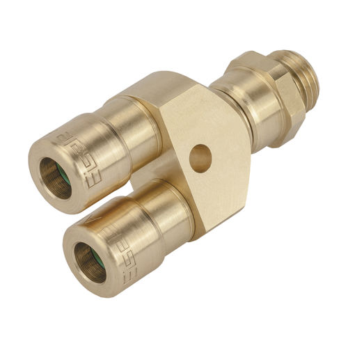 Фитинг в форме Y - VT2472  - EISELE GmbH - для охлаждающей жидкости / пневматический / винтовой