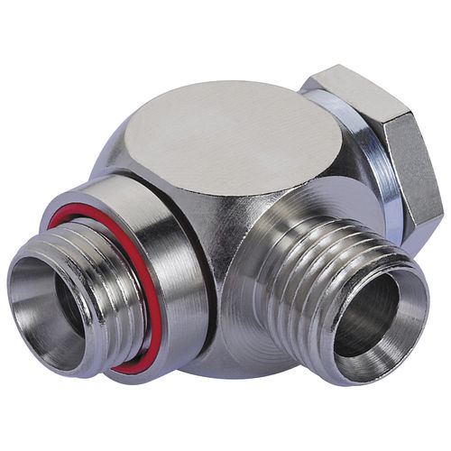 Пневматический фитинг - SA831  - EISELE GmbH - винтовой / болт с отверстием / изогнутый