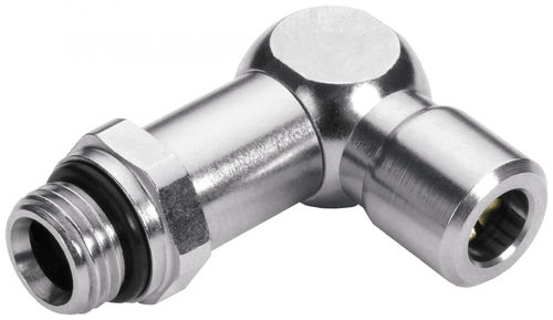 Пневматический фитинг - 682  - EISELE GmbH - винтовой / изогнутый / из никелевой латуни