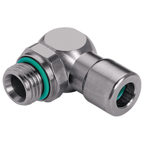 Изогнутый фитинг - VT1786 - EISELE GmbH - для химических продуктов / пневматический / винтовой