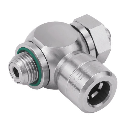 Пневматический фитинг - VT234 - EISELE GmbH - вставной / тип T / из нержавеющей стали